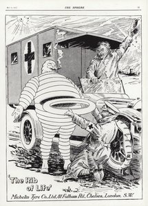 Advertisement for Michelin Tyres by English School