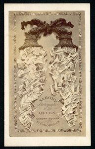 Advertisement for Sarony, photographer to the Queen, Scarborough, Yorkshire by English School
