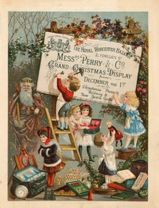 Advertisement for The Royal Worcester Bazaar, 2 Foregate Street, London by English School