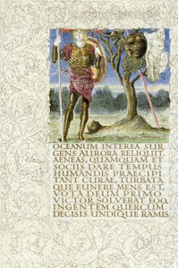 Aeneas stands beside the spoils of King Mezentius, 1874-c.1919