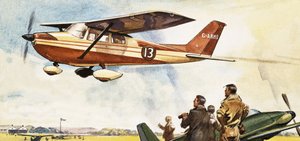 Aeroplane Flying in the King