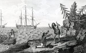 Affecting Interview of Two Mokito Men, illustration taken from Moore