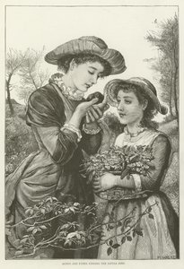 Agnes and Ethel Finding the Little Bird by English School
