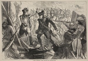 Aire Leading the Attack at Bangalore, Illustration from Cassell