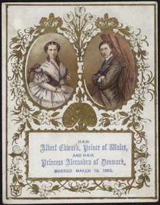 Albert Edward, Prince of Wales, and Princess Alexandra of Denmark by English School