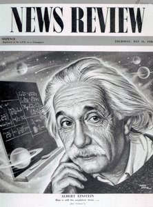 Albert Einstein on the cover of 