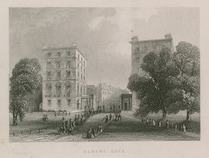 Albert Gate, Kensington Park, London by English School