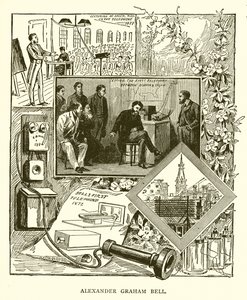 Alexander Graham Bell by English School