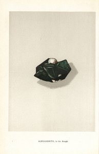 Alexandrite in the rough, from Edwin Streeter