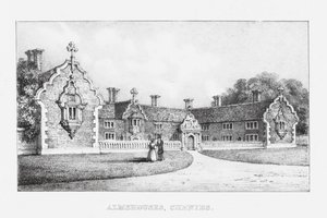 Almshouses, Chenies by English School