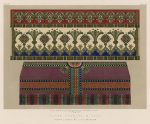 Altar Frontal and Pall by English School