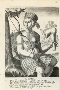 America Painted to the Life: The True History of the Spaniards Proceedings in the Conquests of the Indians, by Sir Ferdinando Gorges and others by English School
