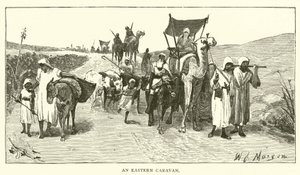 An Eastern Caravan by English School