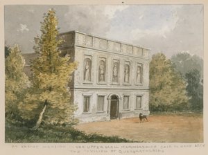 An Ancient Mansion in the Upper Mall, Hammersmith, Said to Have Been the Pavilion of Queen Katherine by English School
