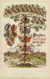 An Example of an Illuminated Genealogical Tree by English School