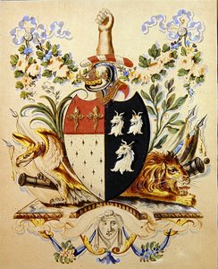 An heraldic design, identified as the arms of Barnton