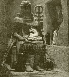 An Offering to Baal by English School