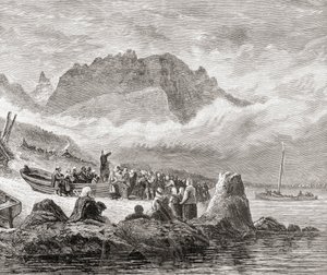 An Open Air Service on the Isle of Skye, Inner Hebrides