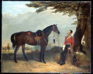 An unidentified officer of the 3rd Regiment of the Dragoon Guards