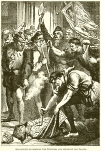 Anabaptists Plundering the Churches and Breaking the Images by English School