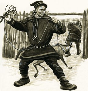 Ancient Peoples of the World: Laplanders by English School