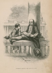 Anderson Reading the Bible to Jack; Illustration from Poor Jack by Frederick Marryat by English School