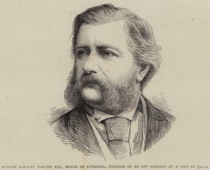 Andrew Barclay Walker, Esquire, Mayor of Liverpool, Founder of an Art Gallery at a Cost of £20000 by English School