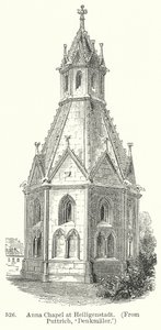 Anna Chapel at Heiligenstadt (engraving) by English School
