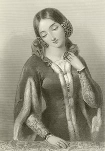 Anne of Bohemia, Queen of King Richard II by English School
