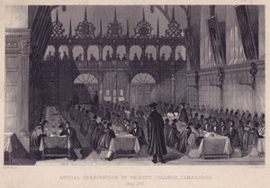 Annual Examination in Trinity College, Cambridge, May 1842 by English School