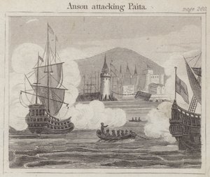Anson attacking Paita by English School