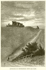Approach to Stonehenge from the East