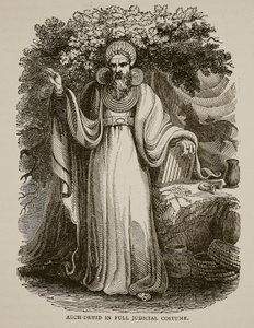 Arch-Druid in full Judicial Costume by English School