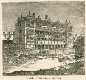 Architecture of the London School Board: Hanover Street School, Islington, London by English School