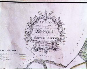 Descriptive Cartouche from a Map Reading 