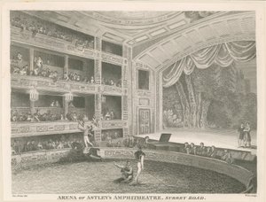 Arena of Astleys Amphitheatre, Surrey Road by English School