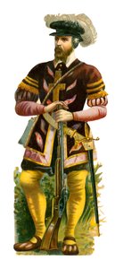 Arquebusier of the time of king Henry VIII