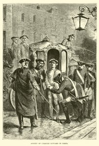 Arrest of Charles Edward in Paris by English School