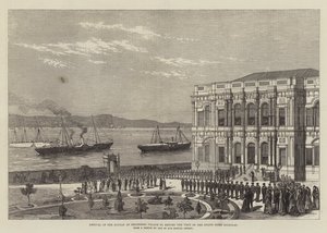 Arrival of the Sultan at Beglerbeg Palace to return the Visit of the Grand Duke Nicholas by English School