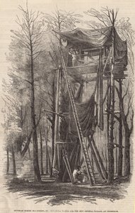 Artesian Boring Machinery for Obtaining Water for the New Crystal Palace by English School