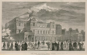 Artists Impression of the New National Opera House by English School