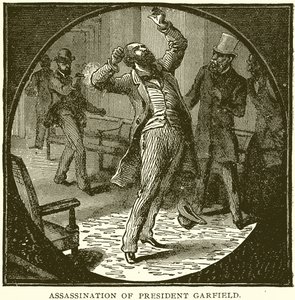 Assassination of President Garfield by English School