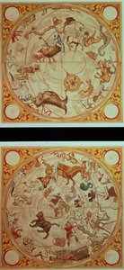 Astrological Calendar, signs of the Zodiac, c.1660 by English School
