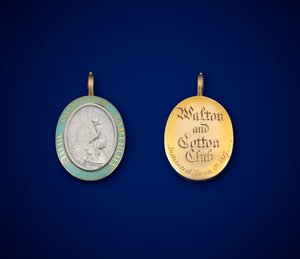 Badge for the Walton and Cotton Club, Instituted March 19 1871 by English School