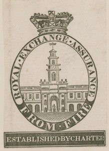 Badge of the Royal Exchange Assurance from Fire by English School