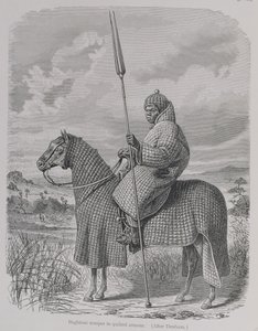 Baghirmi Trooper in Quilted Armour, from 