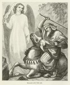 Balaam and the Ass by English School