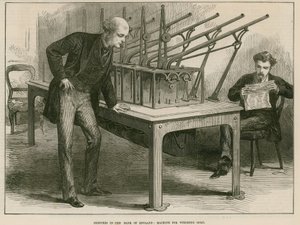 Bank of England, Machine for Weighing Gold by English School
