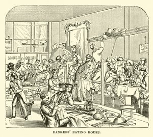 Bankers Eating House by English School
