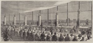 Banquet given at the Crystal Palace by Sir Joseph and Lady Paxton by English School